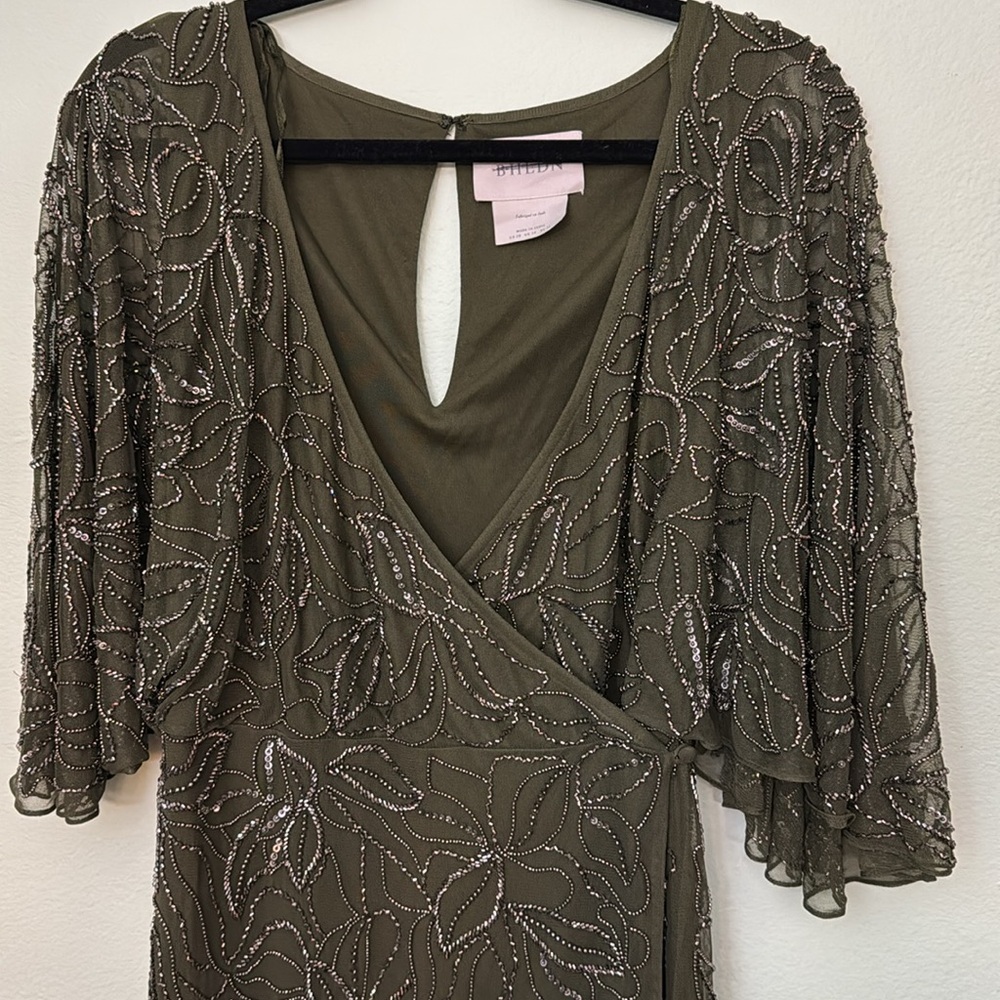 Anthropologie BHLDN Hannon Dress beaded size 10 - Picture 11 of 15